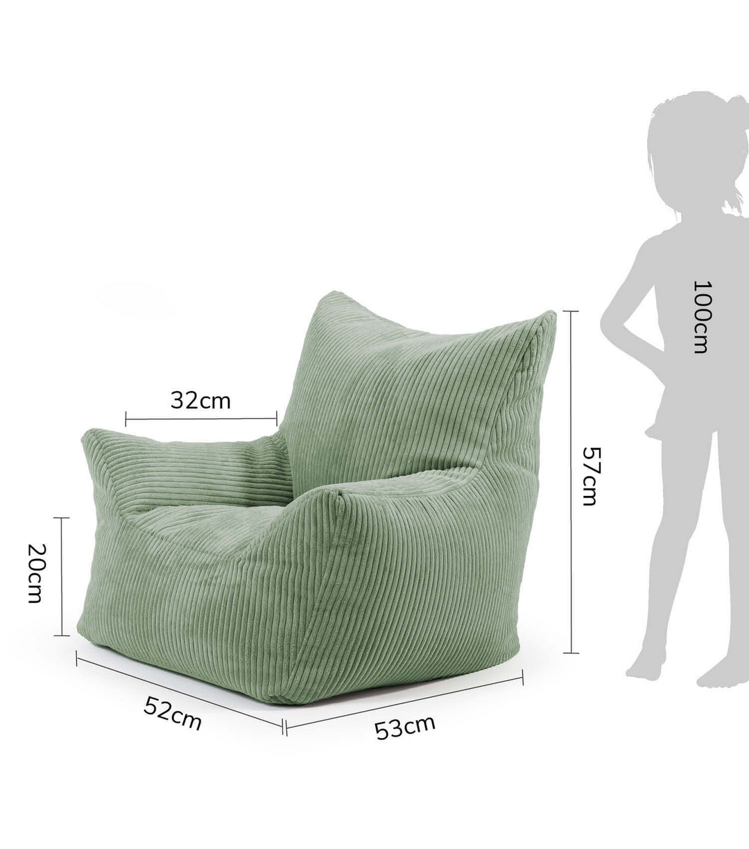 mokebo Der Pausenheld Kindersitzsack Sitzsack Sitzkissen Sessel Bodenkissen Sitz