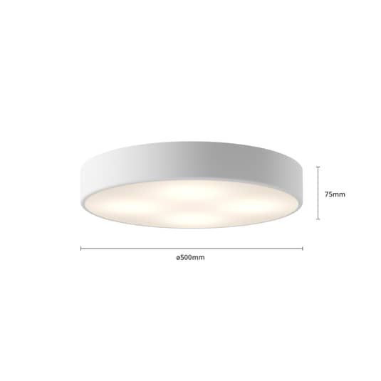 B-Ware Euluna Deckenleuchte Cleo Deckenlampe Deckenlicht Leuchte Lampe E27 Stahl Weiß
