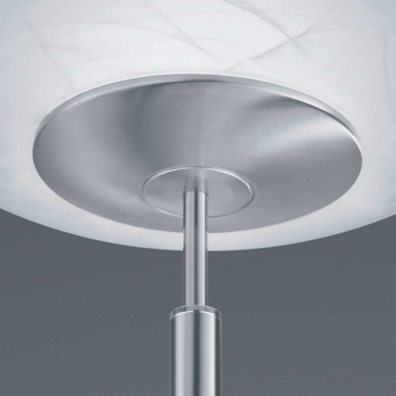 B-Ware Hell Led Stehleuchte Findus 1 Flammig Nickel Stehlampe Lampe Leuchte Lesela647