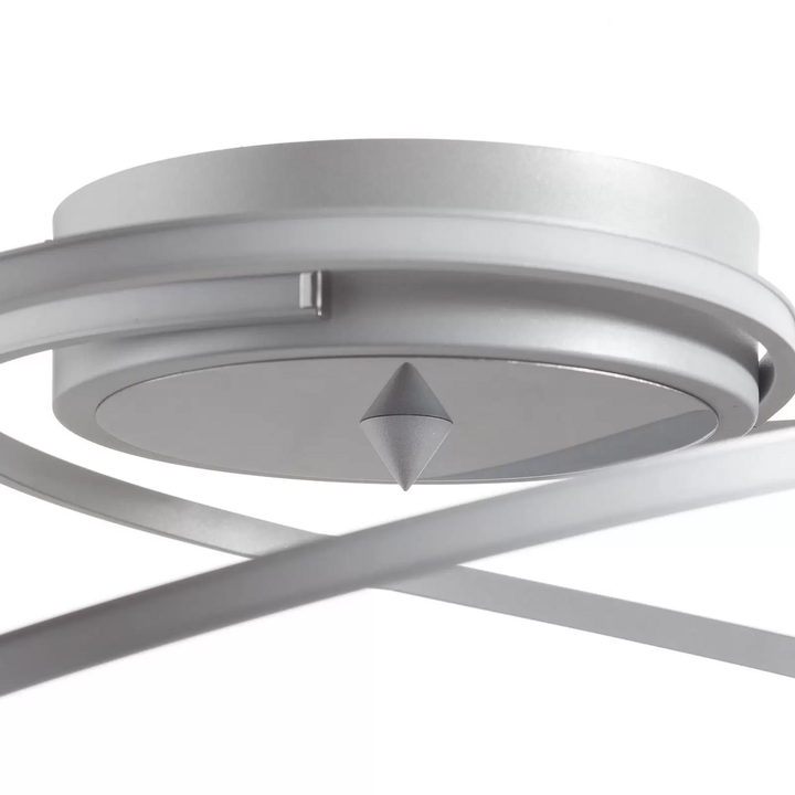 LED-Deckenleuchte Lungo 3-armig alu mit Fernbed. Deckenlampe SIEHE TEXT/FOTO