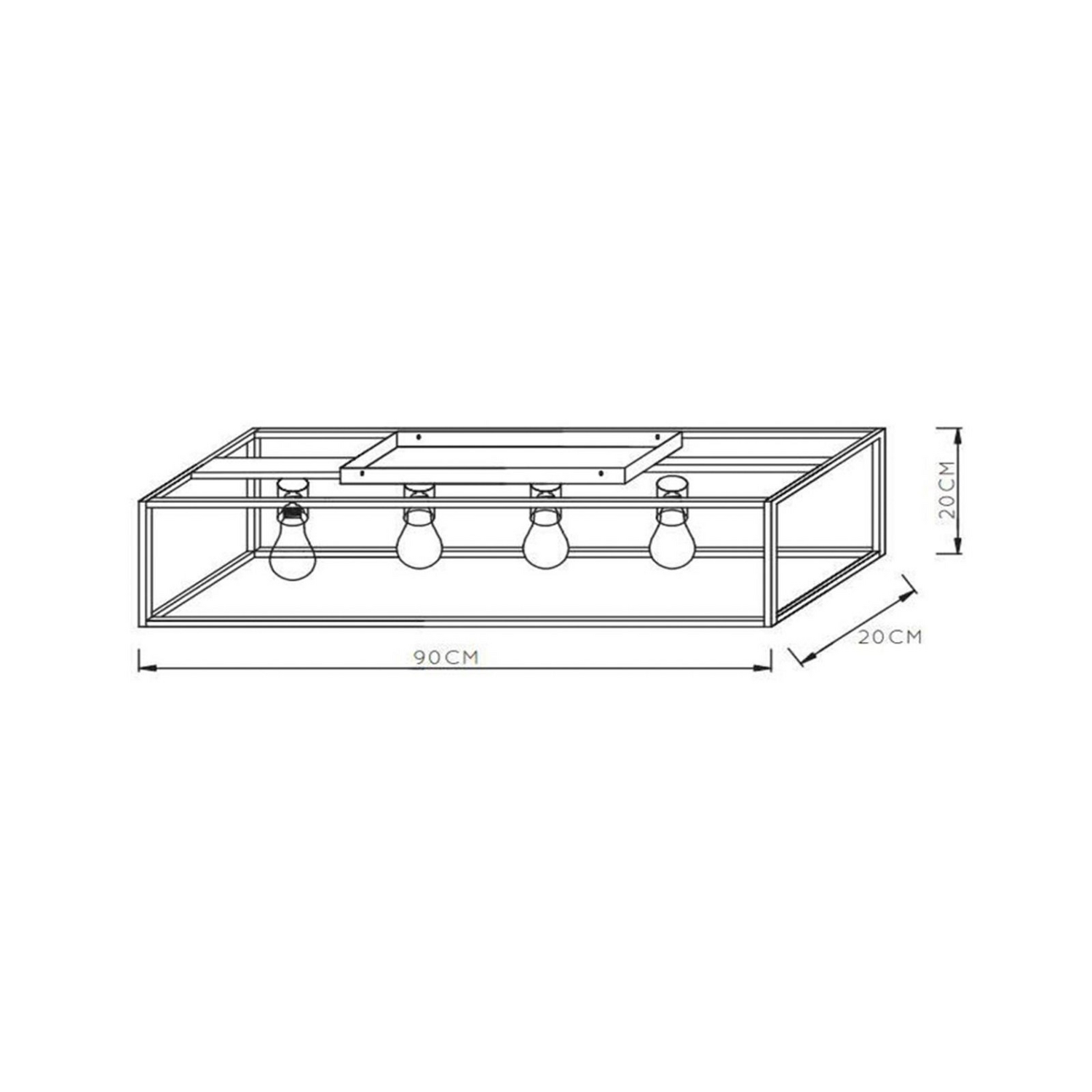 Lucide Ruben Deckenleuchte Deckenlampe Leuchte Lampe Deckenlicht Licht B-Ware - 5411212010902