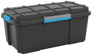 B-Ware Kis 241507 Aufbewahrungsbox Scubba Box Stapelbar Bx Hx T 780x350x395mm Grau B847
