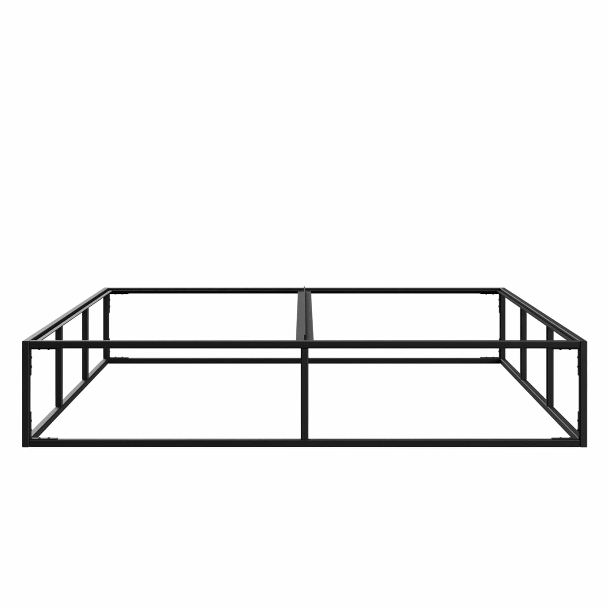 Nichba Design Bettgestell Doppelbett Bettgestell Bett 180 X 200 Cm Stahl Schwarz B-Ware - 5713539000605