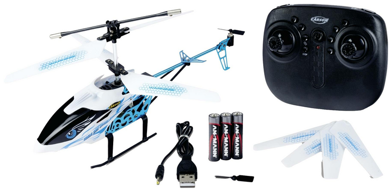 C-Ware Carson Modellsport Eagle 280 Crash Stop 2.4 G 100% Rtf Rc Hubschrauber Siehe Text - 4005299009709