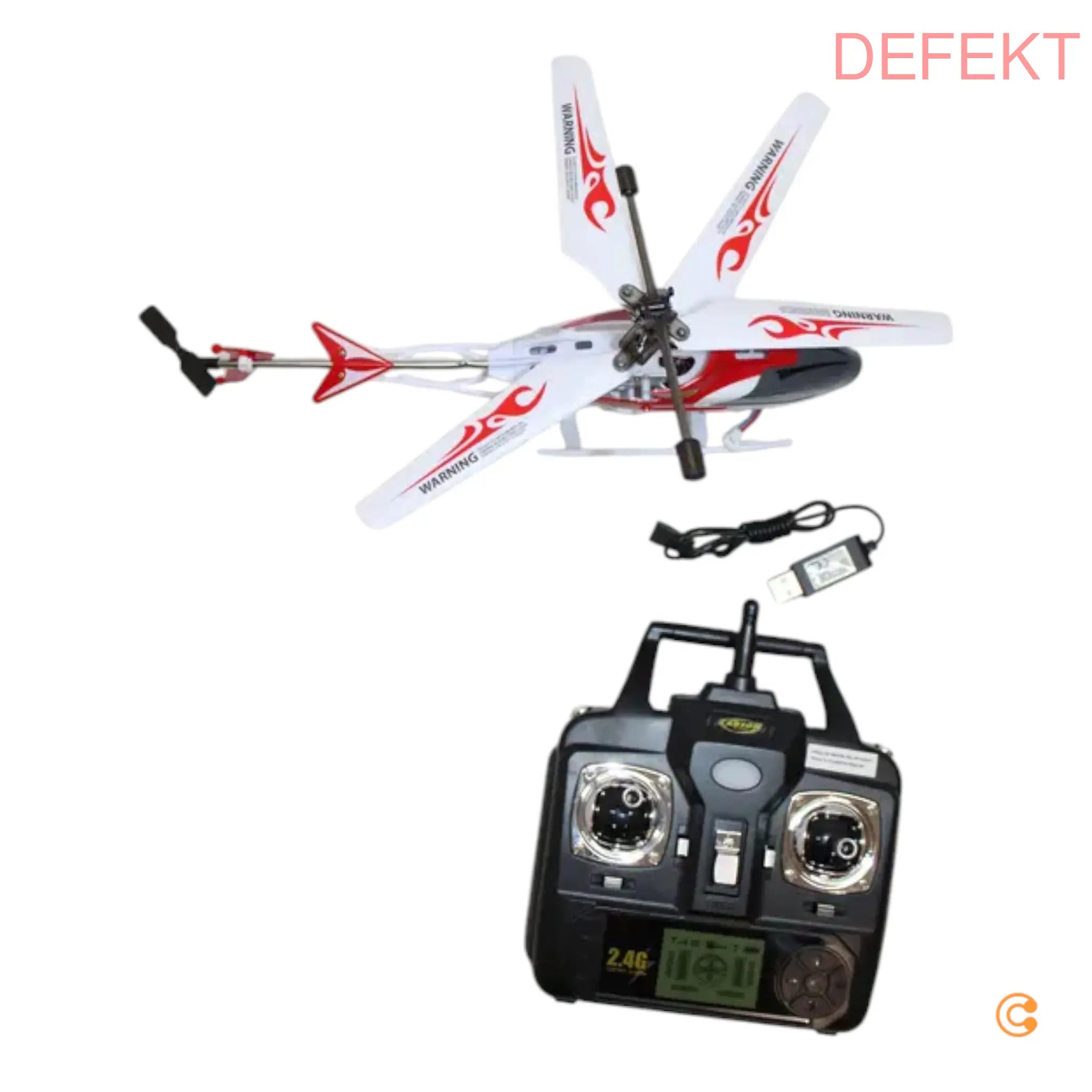 Carson Rc Sport Easy Tyran 250 Rc Einsteiger Hubschrauber Rt F Defektware D-Ware - 4005299008122