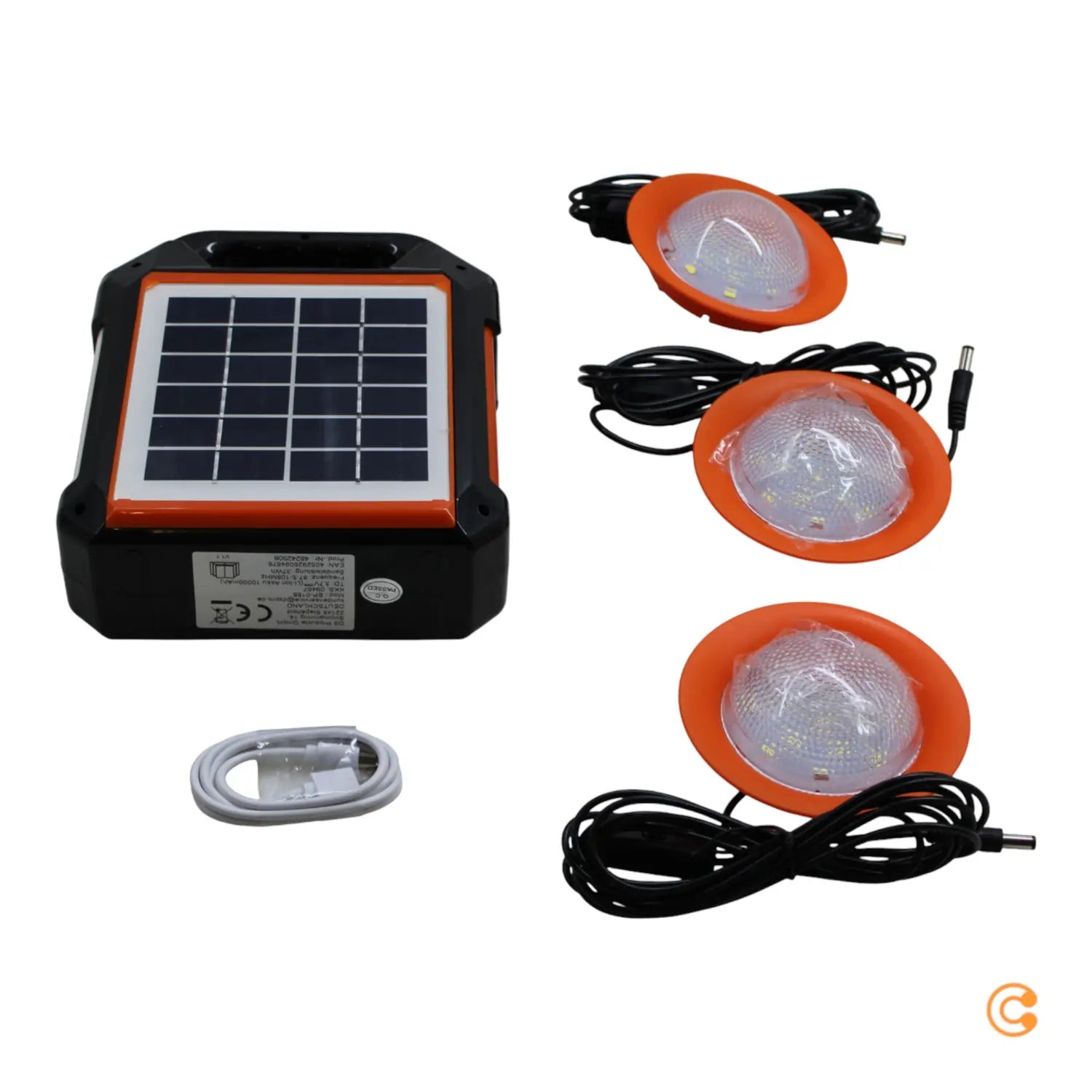 B-Ware Eas Ymaxx Solar Generator Kit Solar Powerbank Stromversorgung 10000m Ah Schwarz - 4052926094676