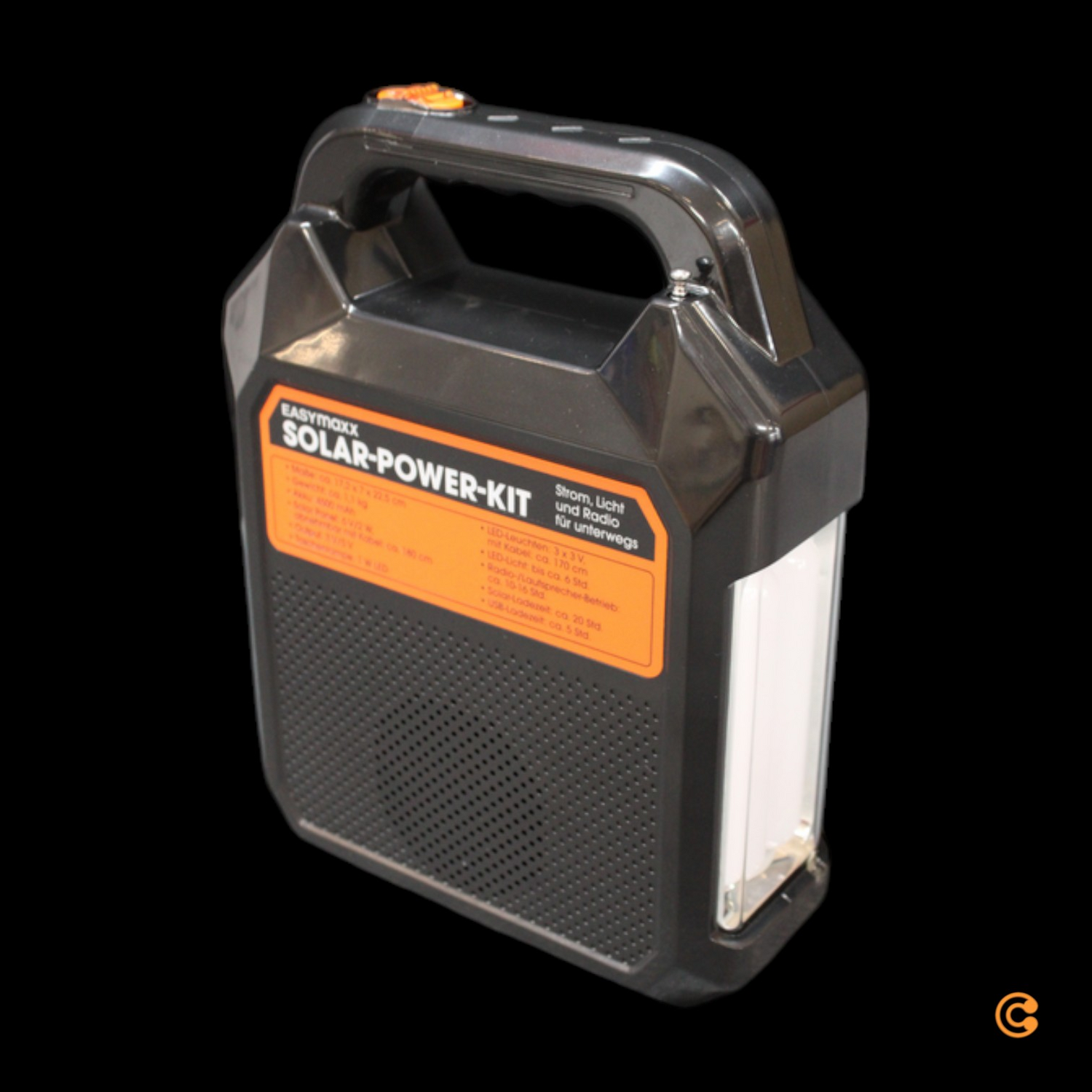 B-Ware Easymaxx Ep 0188 9470 Security Solar Generator Solar Powerbank957