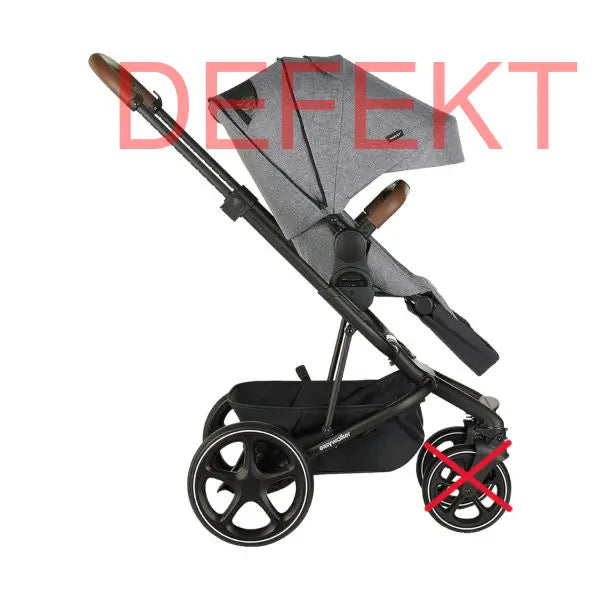 Easywalker Harvey 3 Kinderwagen Exclusive Grey Buggy Reisebuggy Defektware D-Ware - 18512711