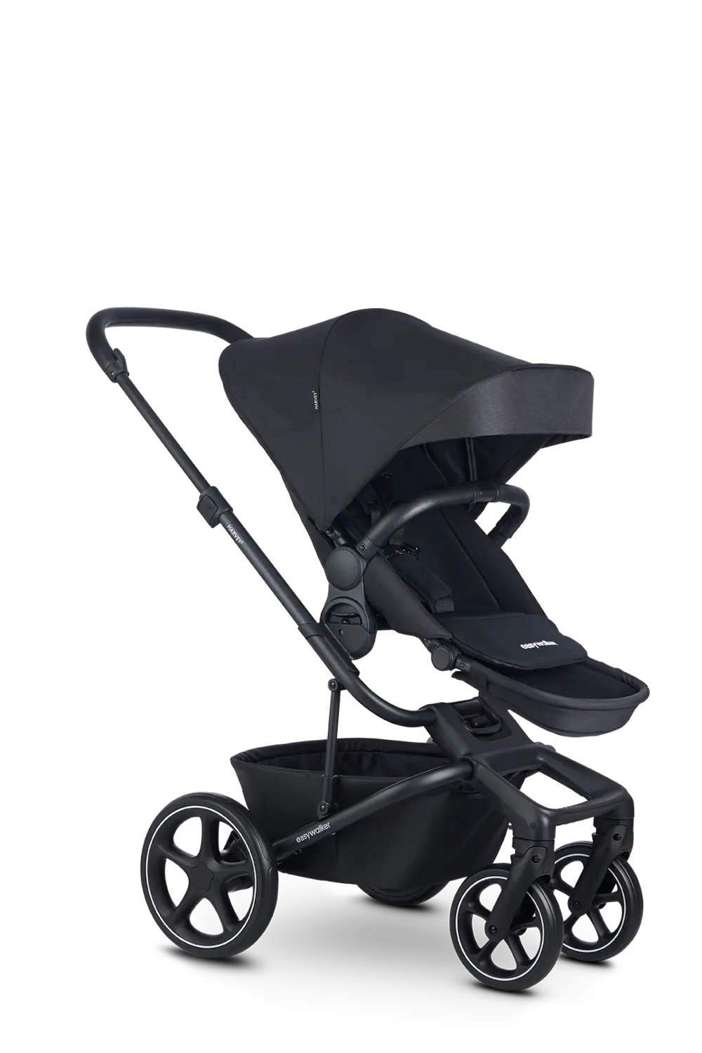 B-Ware Easywalker Harvey Midnight Black Kinderwagen Buggy Kinderfahrzeug Babyschale Set - 8720512114935