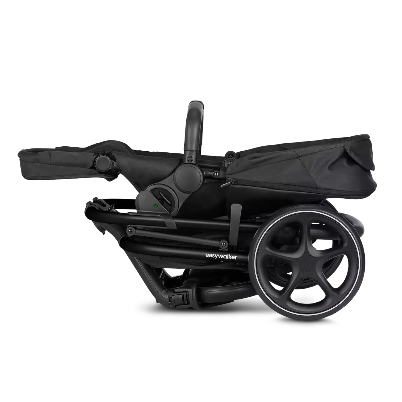 Easywalker Kinderwagen Buggy Harvey³ Jet Black All Black Höhenverstellbar Duo   B-Ware - 8720512112139