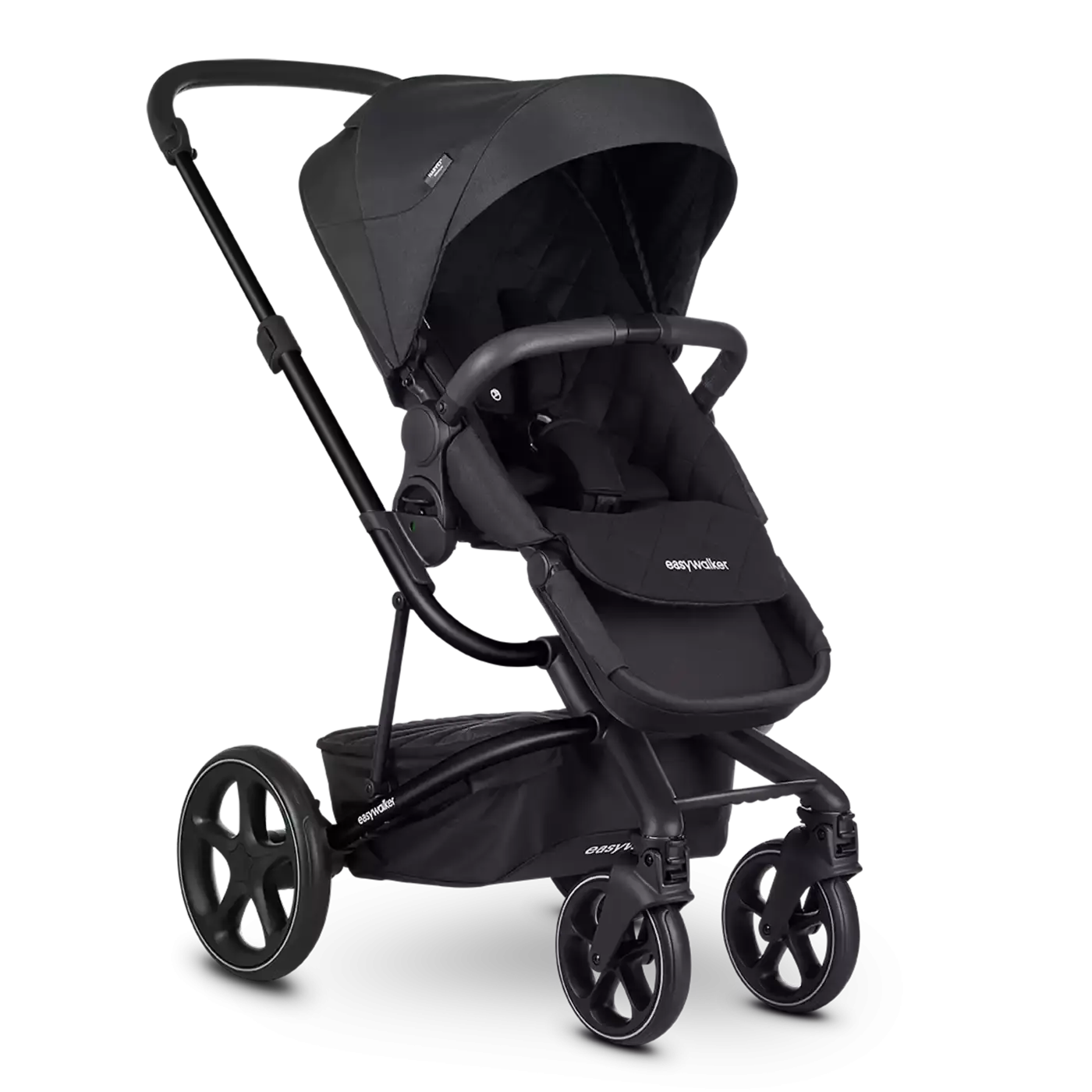 Easywalker Kinderwagen Buggy Harvey³ Jet Black All Black Höhenverstellbar Duo   B-Ware - 8720512112139