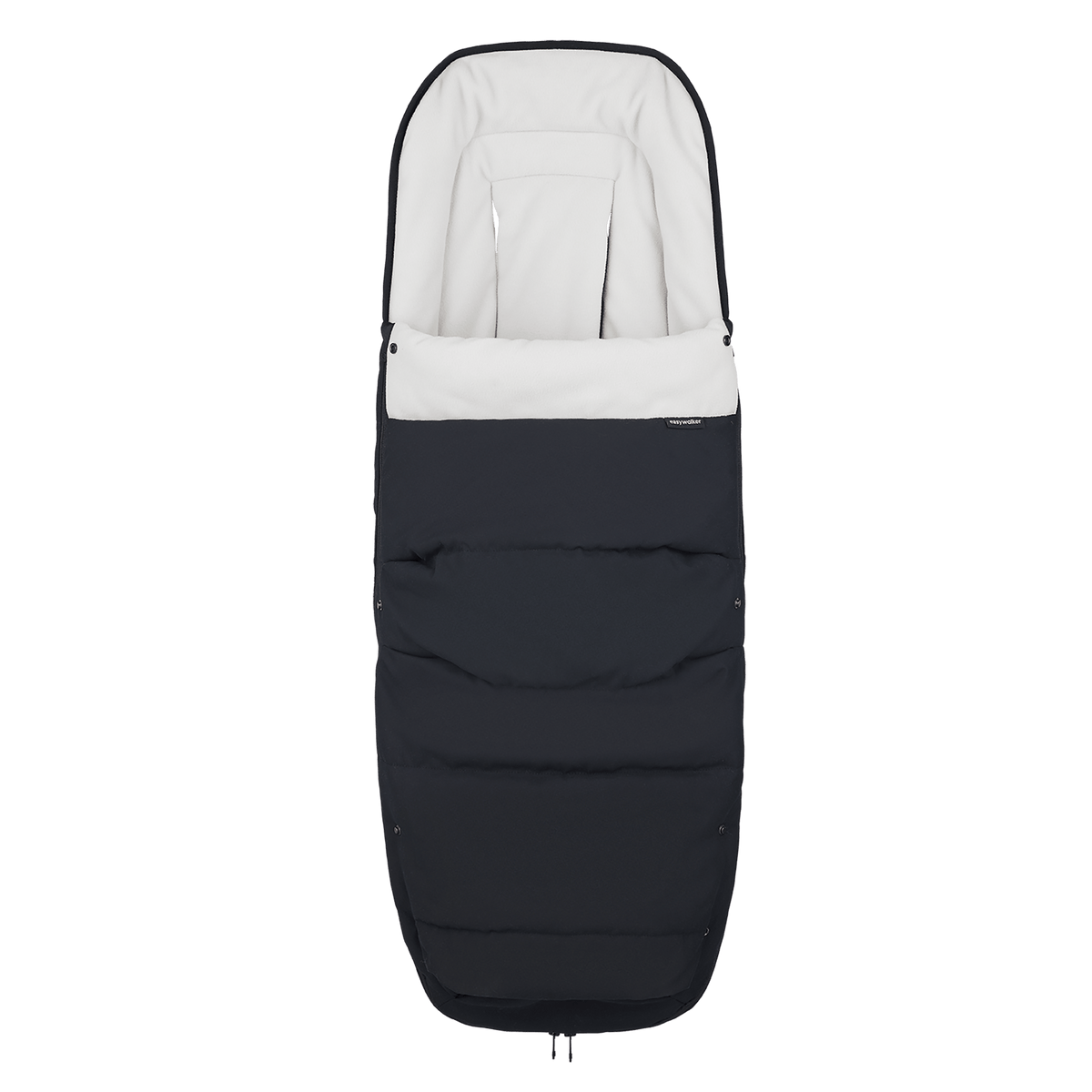 easywalker Universaler Fußsack Kinderwageneinsatz Buggyzubehör Coral Black594 - 8720512115468