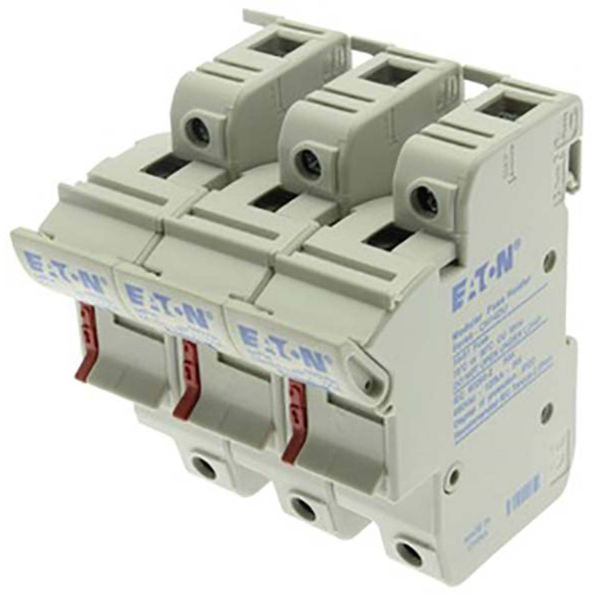 Eaton Sicherungshalter Fassung 3phasig DIN Schiene 50A Ersatz CH143B 2 Stück - 5027590326148