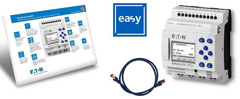 Eaton Sps Starterkit Set Easy Box E4 Ac1 197229 24 Vdc 8 Eingänge 4 Ausgänge B-Ware - 4015080892908