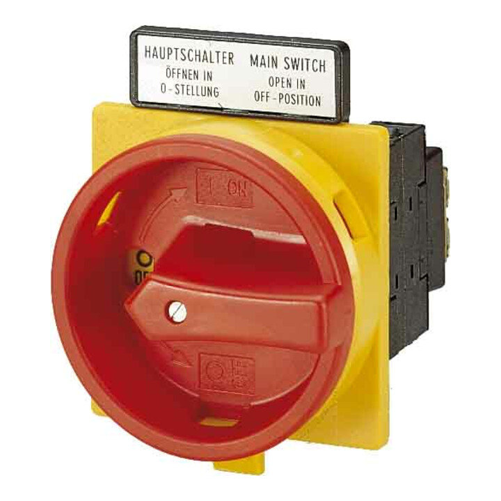 Eaton Hauptschalter Not Aus Zwischenbau P1 32 V/Svb Hauptschalter Rot Gelb 3polig B-Ware - 4015080956761