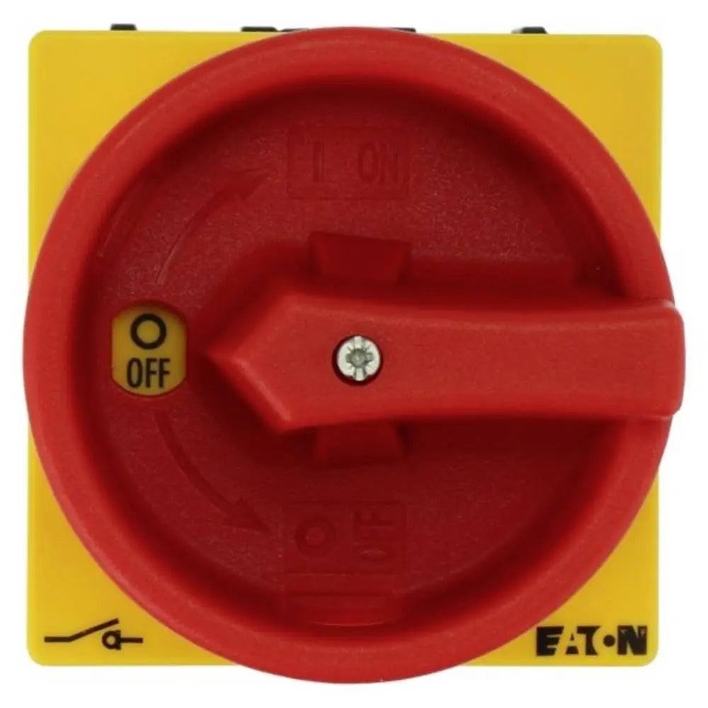 B-Ware Eaton Hauptschalter Ein Aus Schalter Not Aus Schalter Knebel Rot Gelb 40 A 690 V - 4015082953027