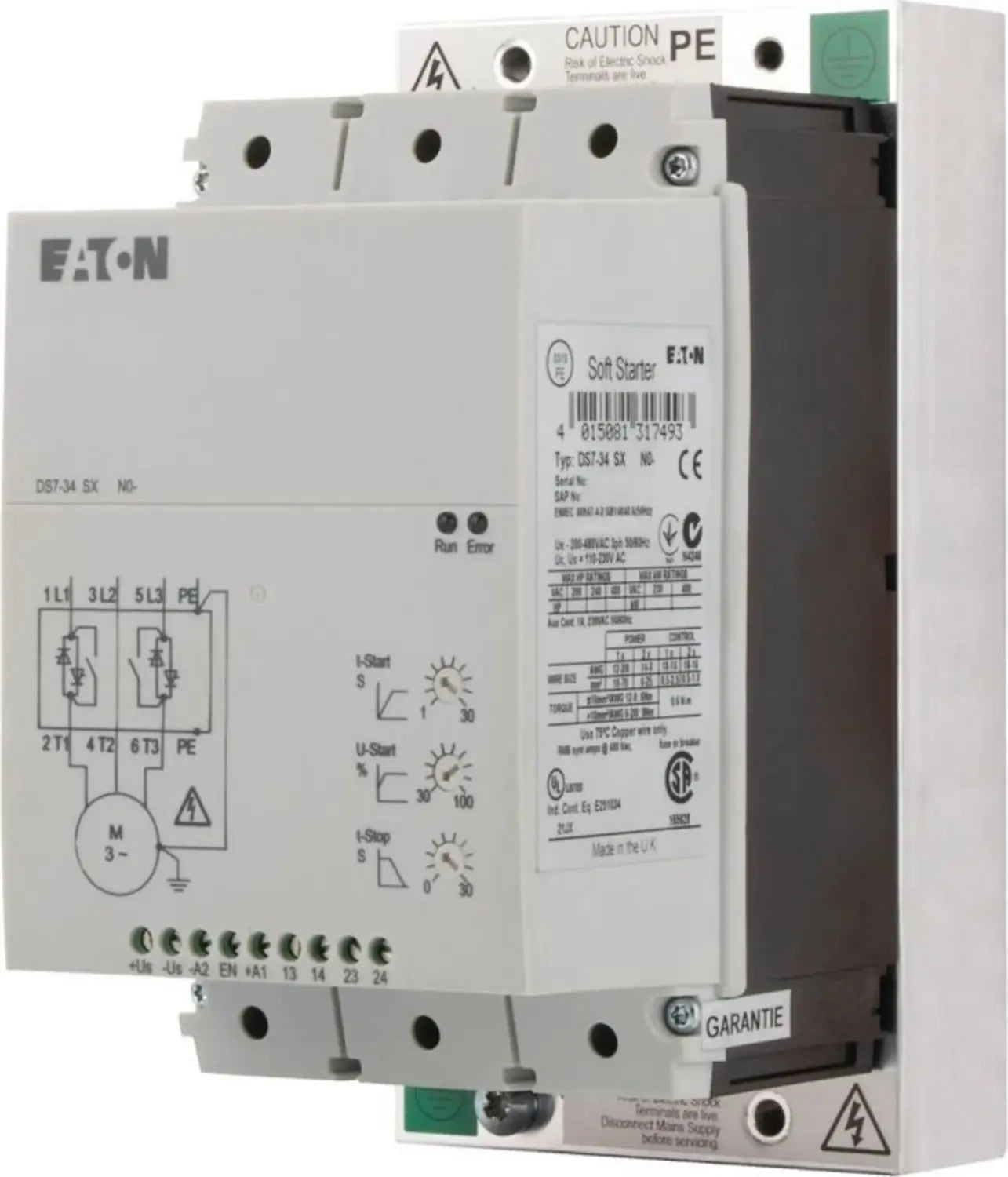 B-Ware Sanftstarter Anlaufgerät Eaton Softstarter Starter Motorstarter 24 V Ac Dc 41 A - 4015081317318