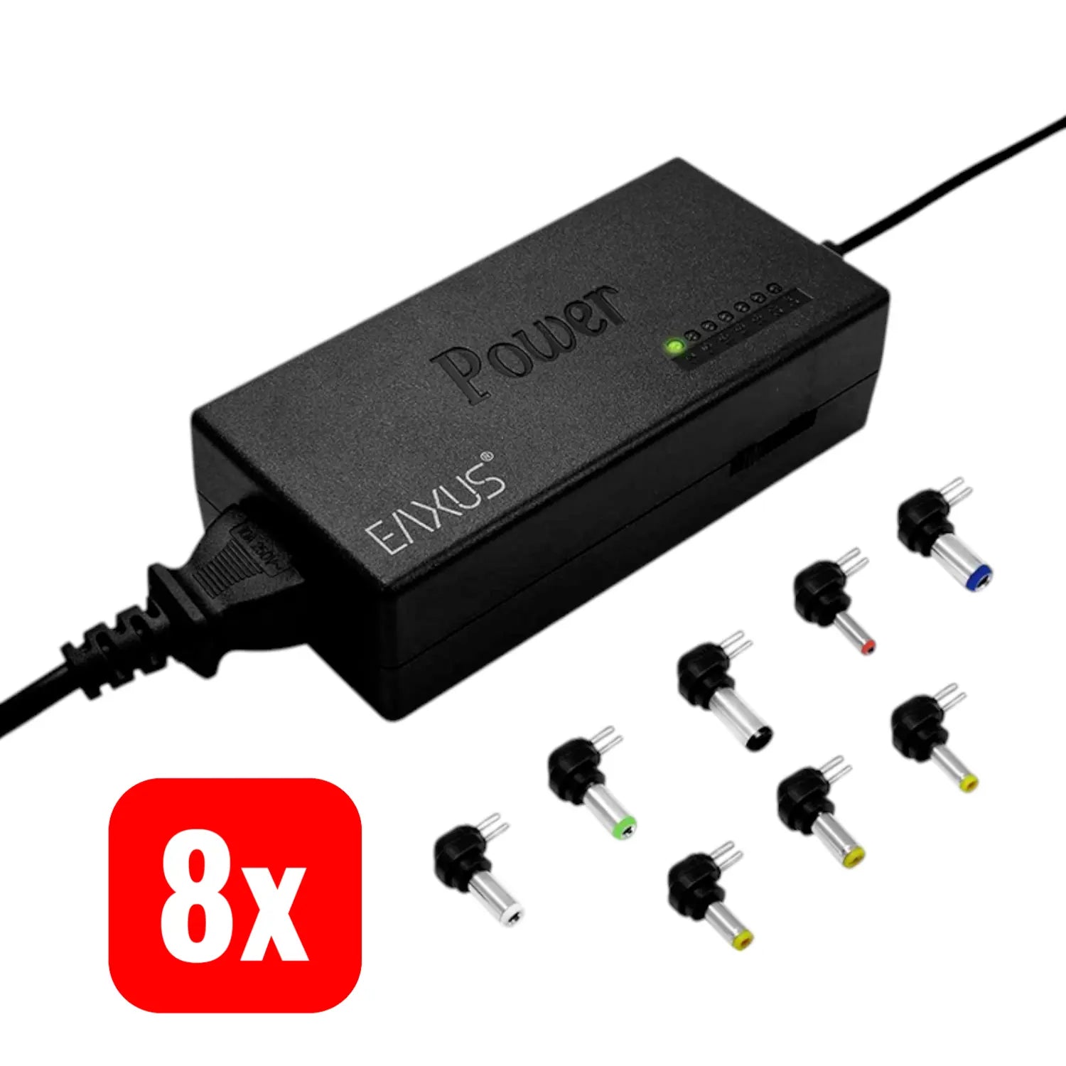 B-Ware Eaxus 4260183015956 Steckernetzteil Netzteil Einstellbar 4500 M A 100 W 8 Sets - 4260183015956