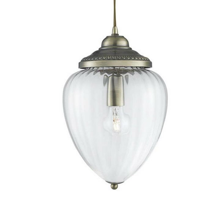 Searchlight Pendelleuchte Pineapple Deckenlampe Wohnzimmerlampe E27 Messing841