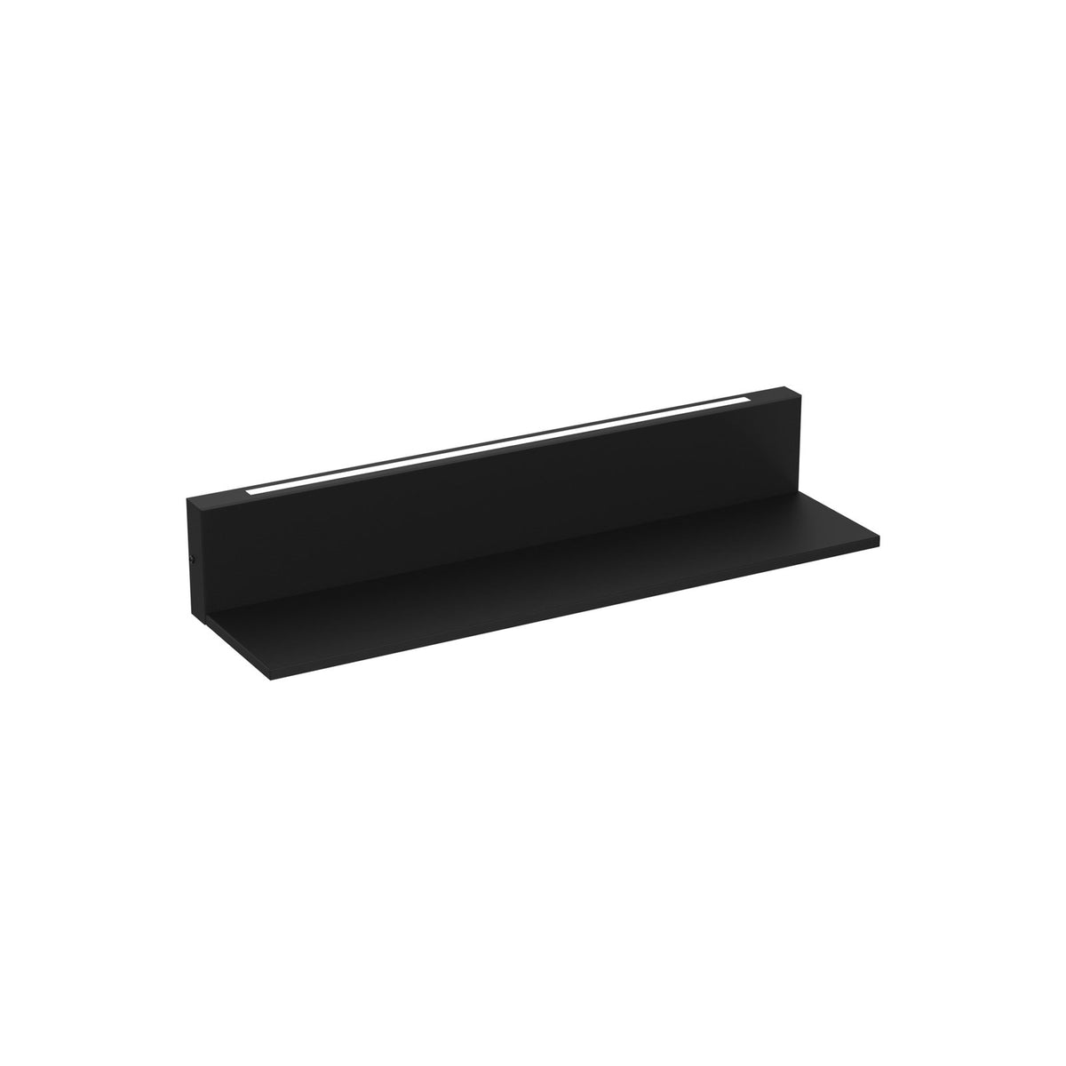 Wandleuchte Shelf schwarz LED Wandlampe Stahl 60cm 2x3W warmweiß IP20 Leuchte - 5907812622961