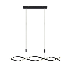 B-Ware Lindby Welina Led Hängeleuchte Deckenlampe Pendelleuchte Lampe 24 W Schwarz M142