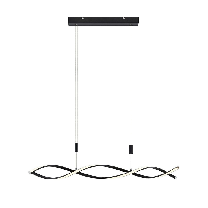 Lindby Welina Led Hängeleuchte Deckenlampe Pendelleuchte Lampe 24 W Schwarz M142 B-Ware