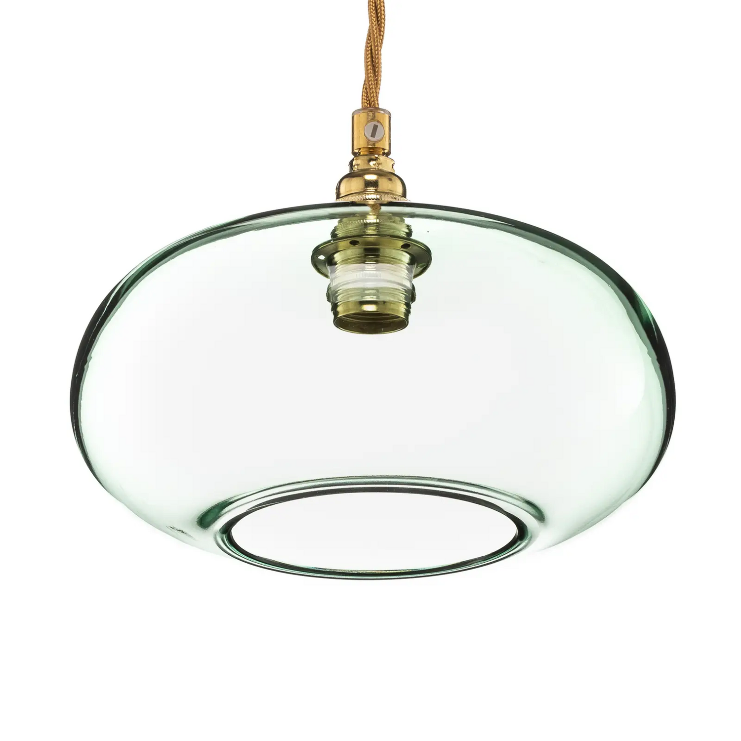 Ebb & Flow Horizon Glas Pendelleuchte Hängeleuchte Deckenlampe Lampe Grün ø 21cm B-Ware - 5711863106666