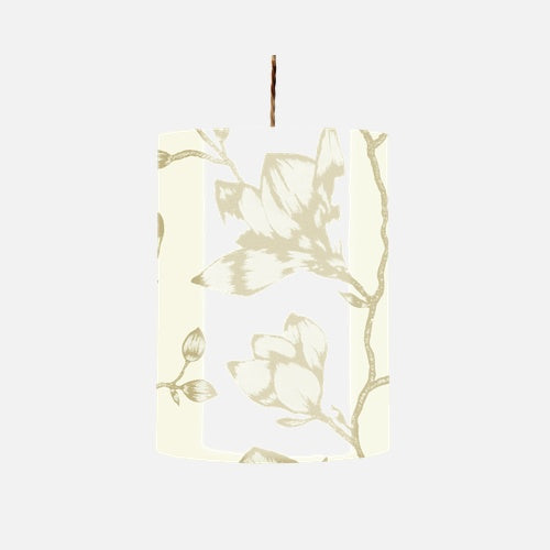 EBB FLOW Lampenschirm Lamp Shade Lustica Oyster Raffia Stoff 40 cm - 5711863112643