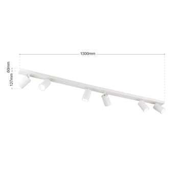 Orion Deckenstrahler Sean Deckenlampe Deckenlicht Lampe Licht Sechsflammig Weiß  B-Ware - 9003090275830