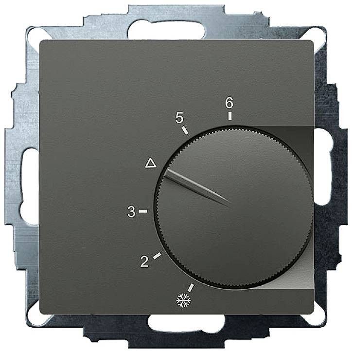 Eberle 191810224302 Ute 1002 Anthrazit 55 Raumthermostat Temperaturregler  B-Ware - 4017254167973