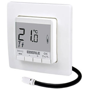 B-Ware Eberle Raumthermostat Temperaturregler Heizen Bodentemperatur Unterputz Weiss