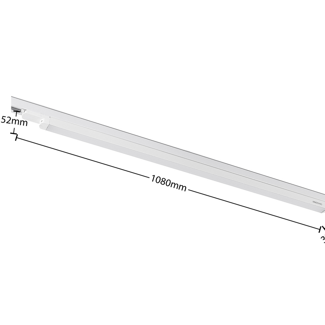 Arcchio Harlow LED-Leuchte Deckenlampe Deko-Deckenlampe weiß 109cm 4000K LED
