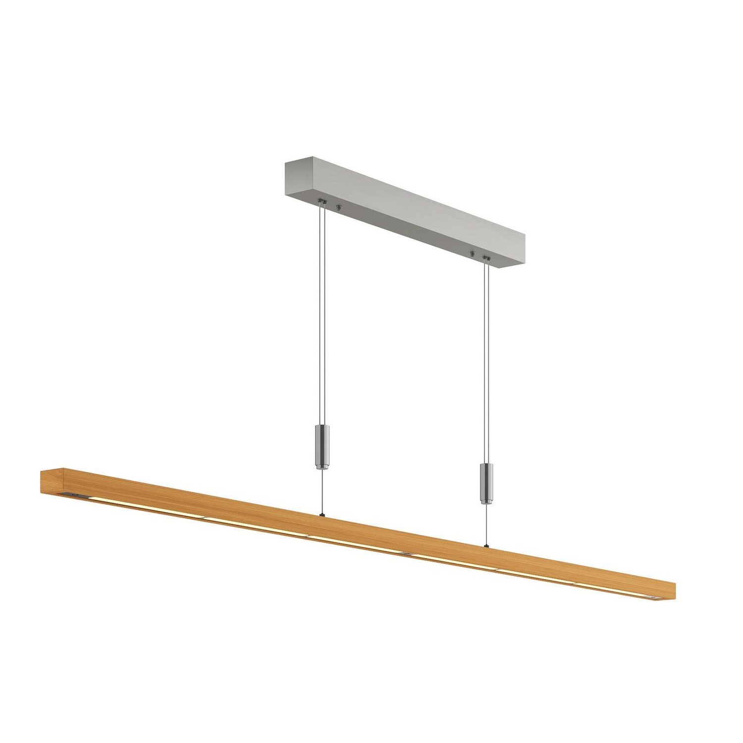 Rothfels Eichenholz Led Balkenpendelleuchte Deckenlampe Deckenleuchte Nora 15643 B-Ware