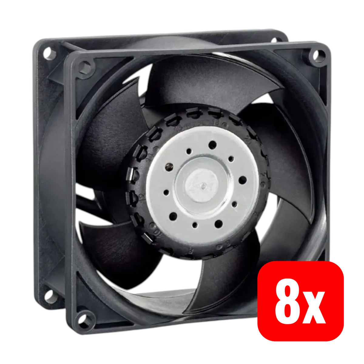 ebm papst Axiallüfter Ventilator DC Schwarz Kunststoff langlebiges Lager 8 STÜCK - 2050005920610
