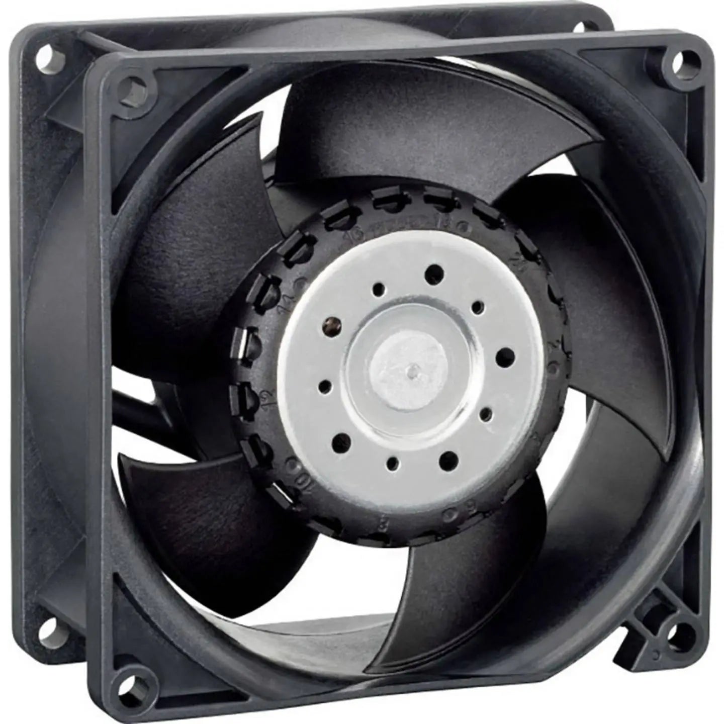 B-Ware Ebm Papst Axiallüfter Ventilator Dc Schwarz Kunststoff Langlebiges Lager 8 Stück - 2050005920610