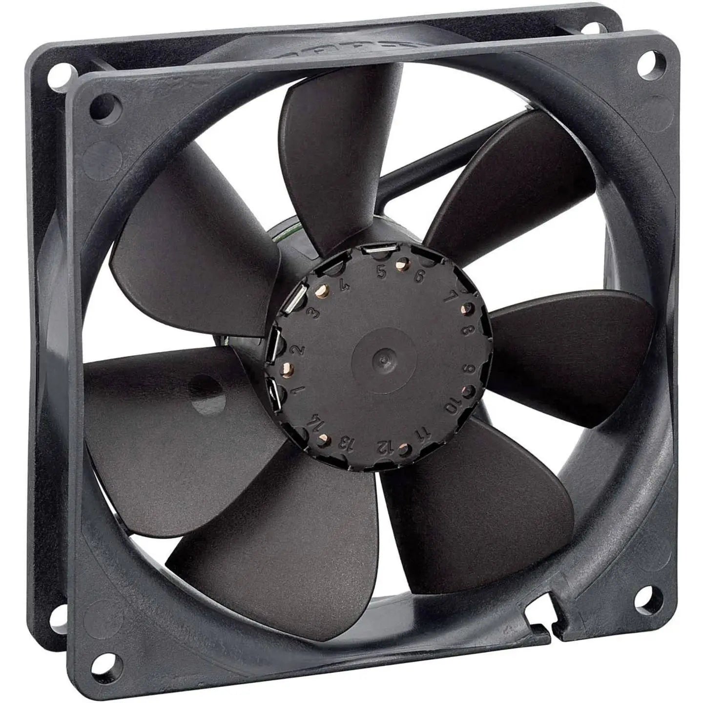 B-Ware Ebm Papst Axiallüfter Ventilator Schwarz 3412 N2 G Dc Kühlung Kunststoff 92710