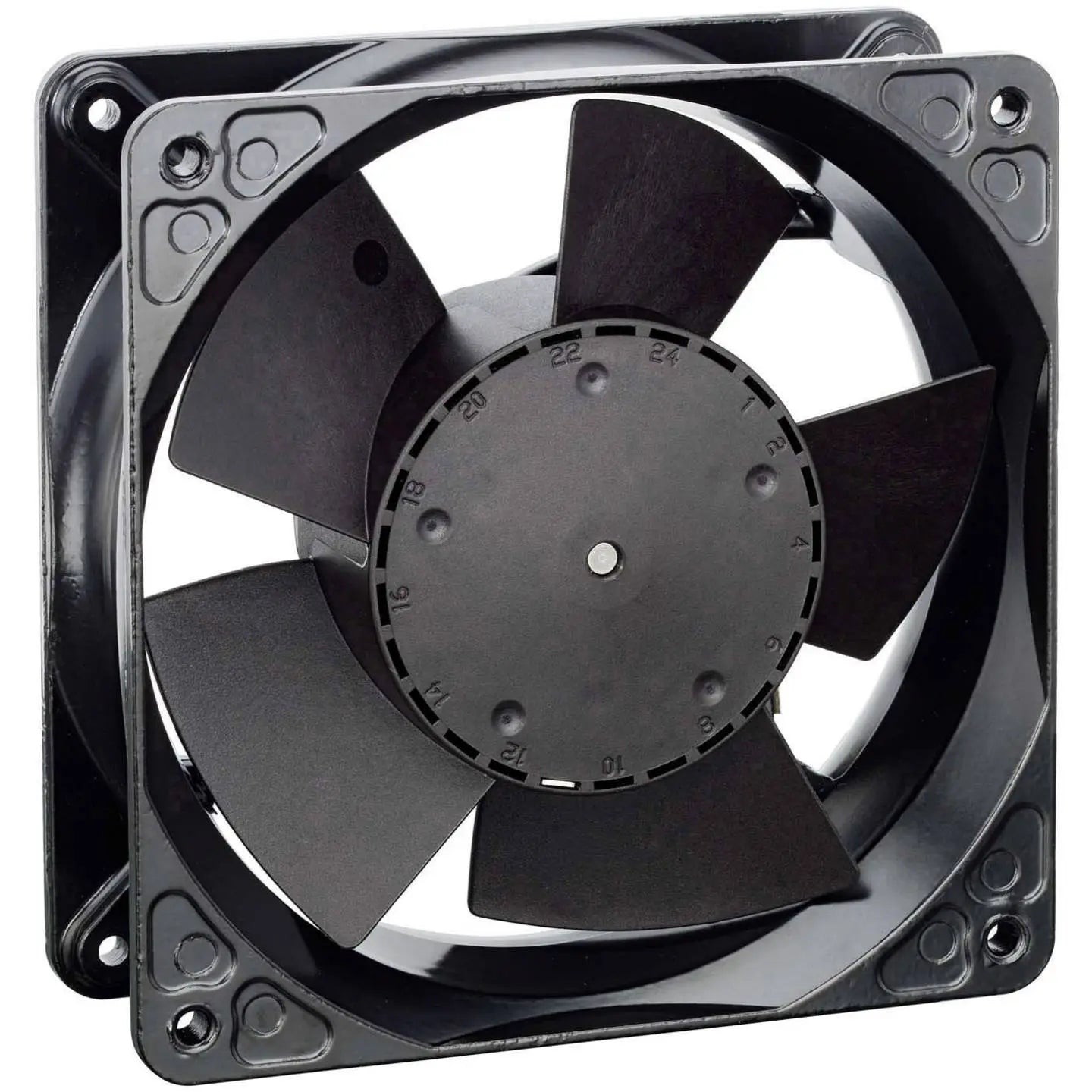 B-Ware Ebm Papst Axiallüfter Ventilator 4114 Nh5 Schwarz Kunststoff 24 V 390 M3h 119 Mm - 2050005917399