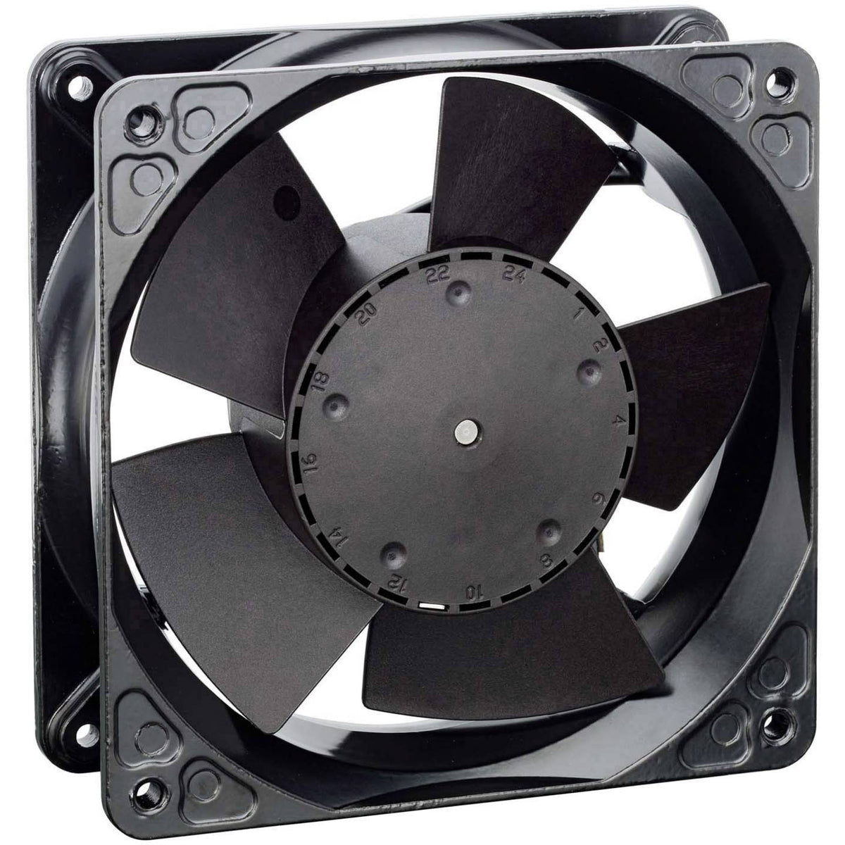 EBM Papst Axiallüfter Ventilator 4114 nh5 Schwarz Kunststoff 24 V 390 m3h 119 mm - 2050005917399