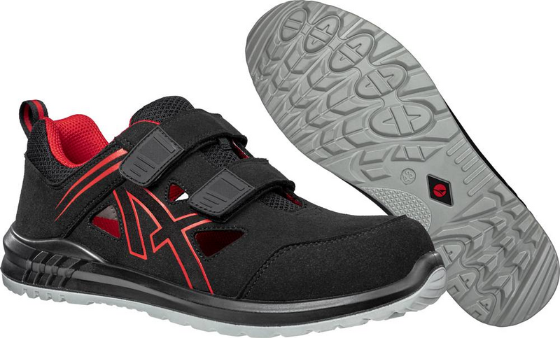 Albatros Clifton Air Low Bequeme Sicherheitssandale S1 Schwarz Gr. 44 Schuhe B-Ware