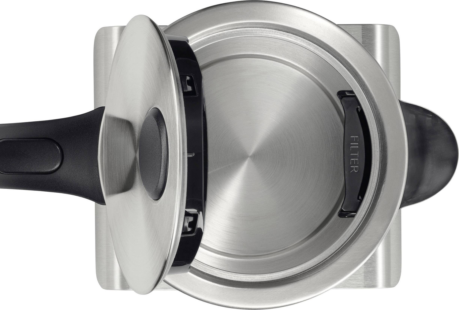 B-Ware Bosch Haushalt Twk7 S05 Wasserkocher Schnurlos 1.7 L 2200 W Edelstahl Schwarz