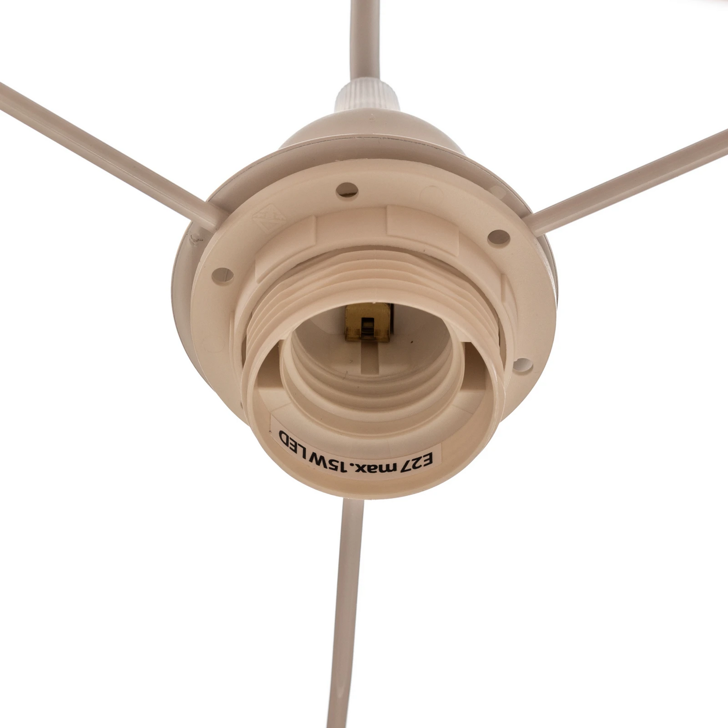 Euluna Hängeleuchte Boho Hängelampe Deckenlampe Lampe ø45cm 1flg Cappuccino/Jute B-Ware - 5903689189798