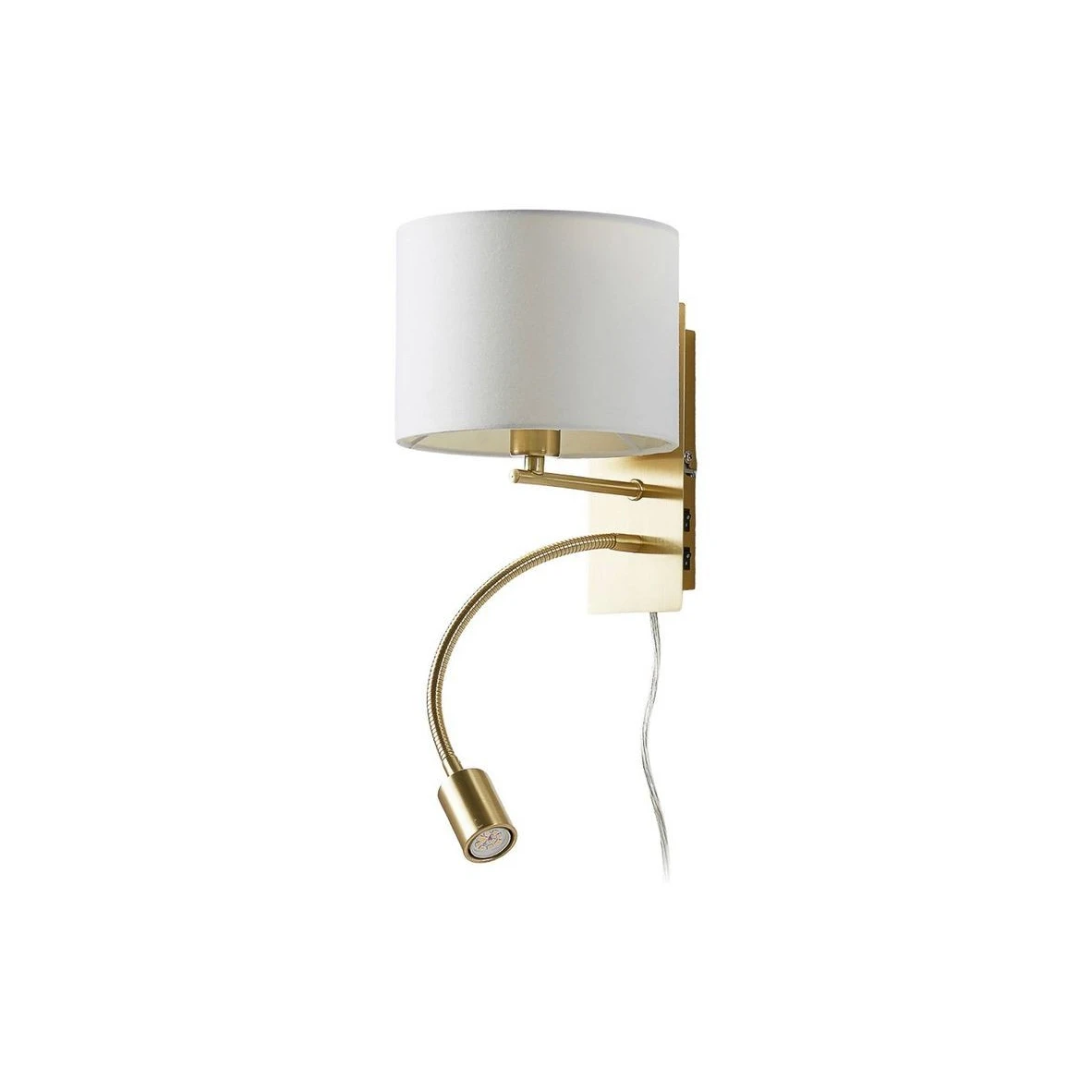 B-Ware Lindby Florens Wandleuchte Wandlampe Wand Lampe Leuchte Messing Matt 230 V E14