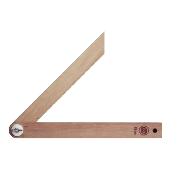 B-Ware Ece Schmiege Schienen L Anreißschiene 350mm Weißbuche Flügelmutter - 4016650029359