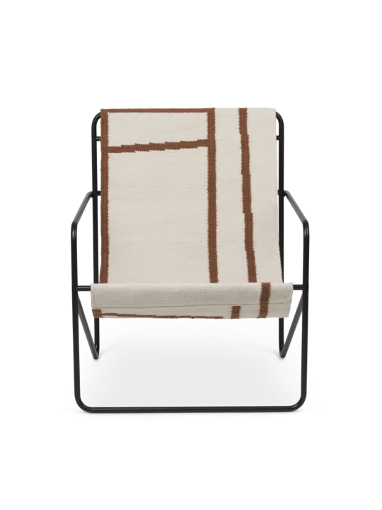ferm living Desert Chair Black Shape Sessel Stuhl Loungesessel Relaxsessel