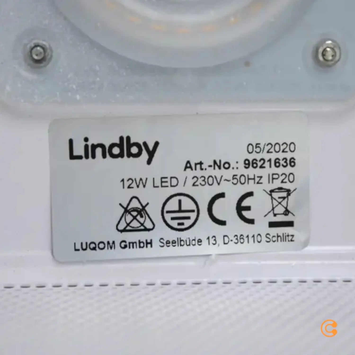 B-Ware Lindby Deckenleuchte Wandleuchte Led Holz Dimmbar Beleuchtung Naturholz Weiss - 4251096543292