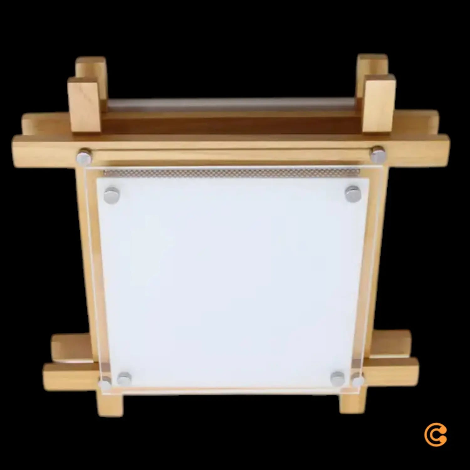B-Ware Lindby Deckenleuchte Wandleuchte Led Holz Dimmbar Beleuchtung Naturholz Weiss - 4251096543292