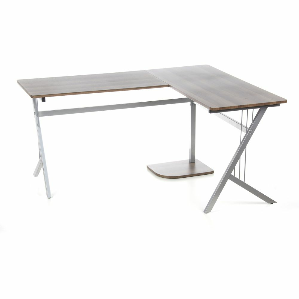 Hjh Office Eckschreibtisch Schreibtisch Computertisch Pollux Walnuss B-Ware - 4260182541142