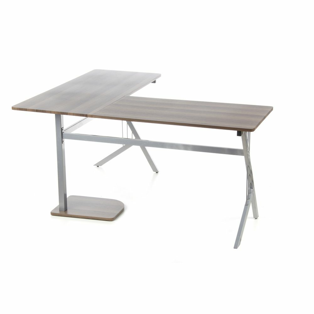 Hjh Office Eckschreibtisch Schreibtisch Computertisch Pollux Walnuss B-Ware - 4260182541142