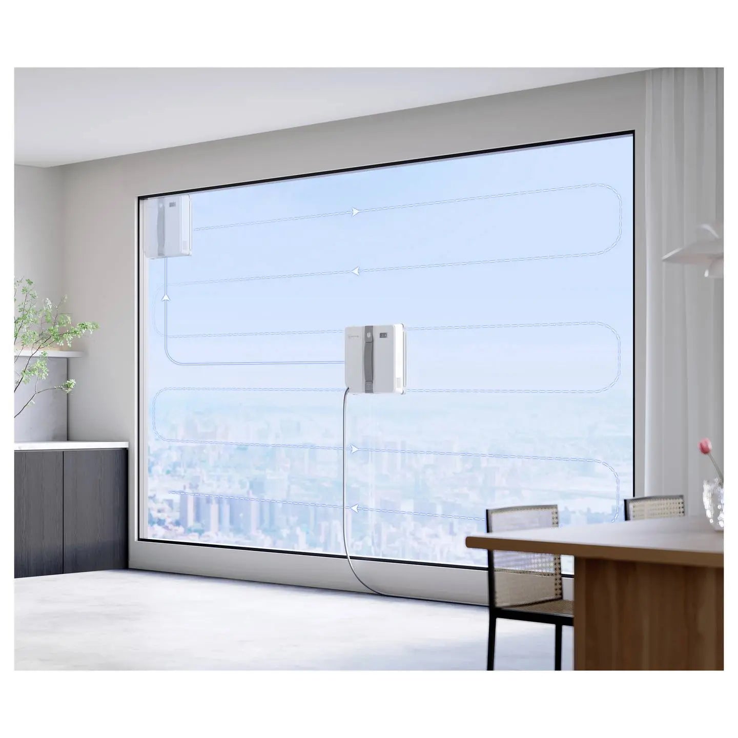 B-Ware Ecovacs Fensterroboter Fensterputzroboter Winbot Mini Grau Reinigung Fenster - 6970135035120