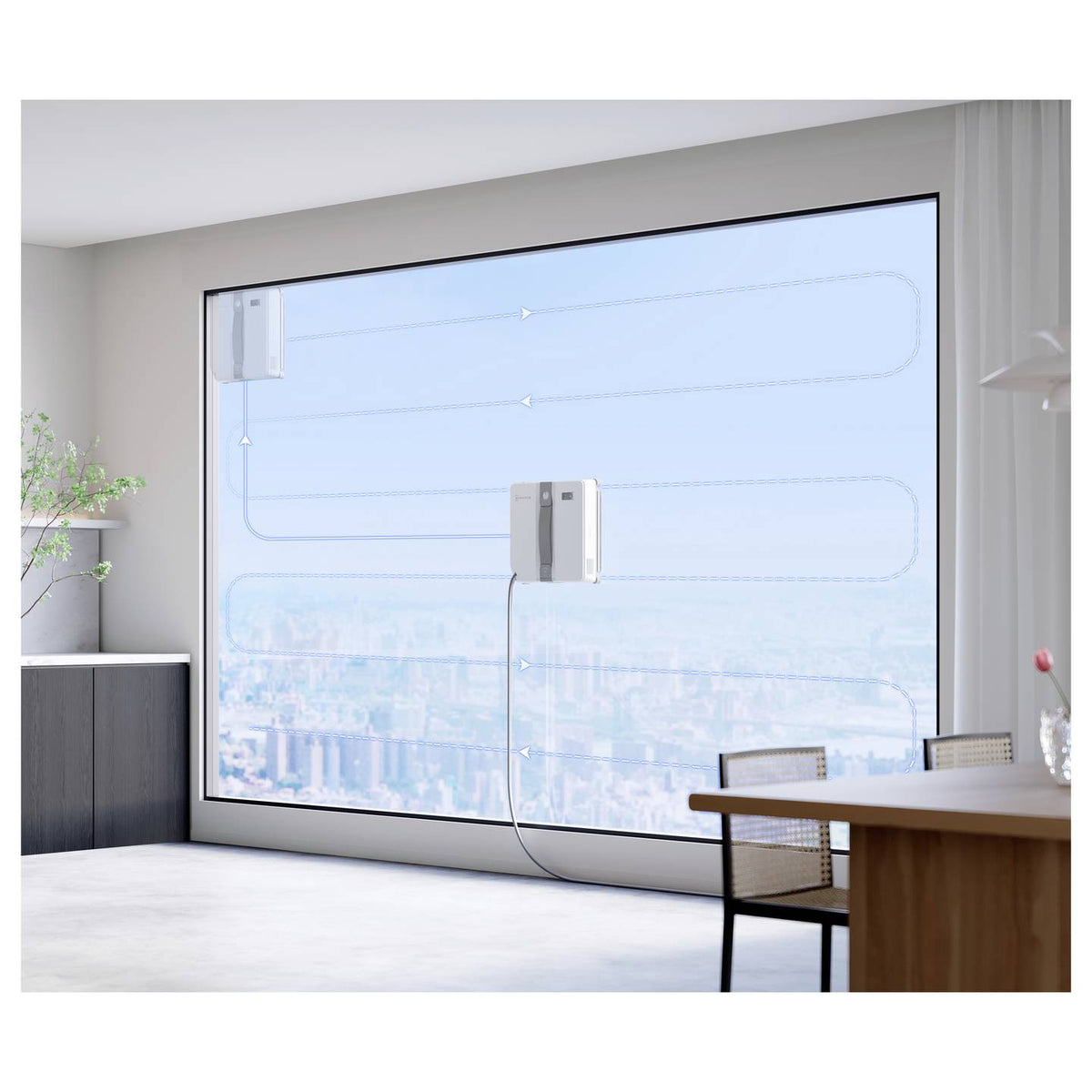 ECOVACS Fensterroboter Fensterputzroboter Winbot MINI grau Reinigung Fenster548 - 6970135035120